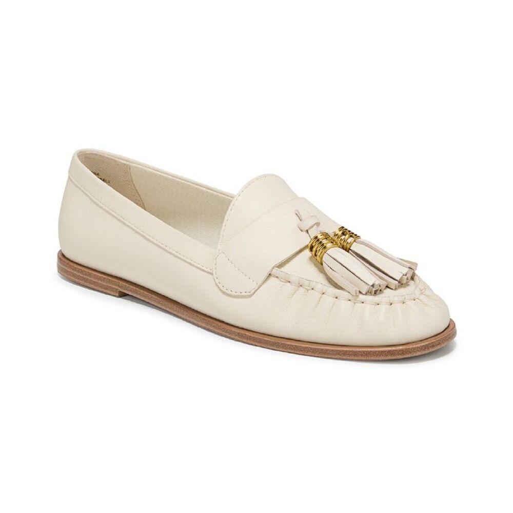 Franco Sarto Carita Leather Loafer/Moccasin, White